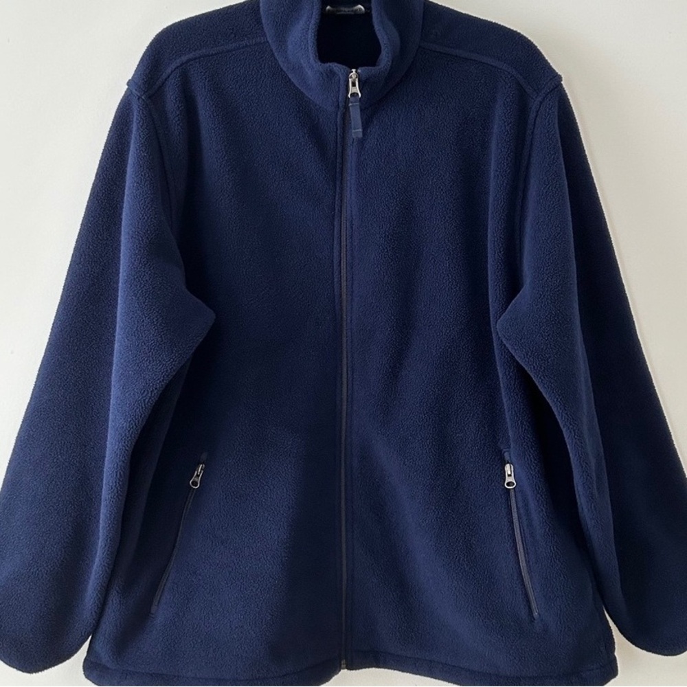 Navy Blue Fleece Jacket